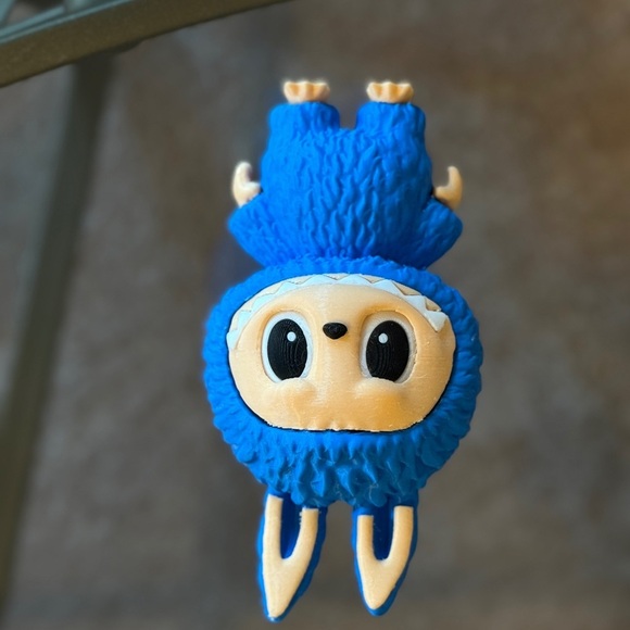 3D Printed Blue Labubu. - Picture 4 of 6